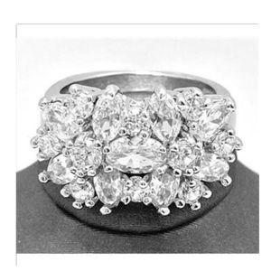 Spectacular White Sapphire Ring